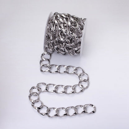 16k Gold Filled Chain by Yard Big Oval Cable Chain Unfinished Chain Wholesale Chunky Chain Large Link Chain | ROLL-1301 ROLL-1302 Clearance Pricing