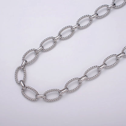 16k Gold Filled Chain by Yard Rope Oval Cable Chain Unfinished Chain Wholesale Chunky Chain Large Oval Link Chain | ROLL-1319 ROLL-1320