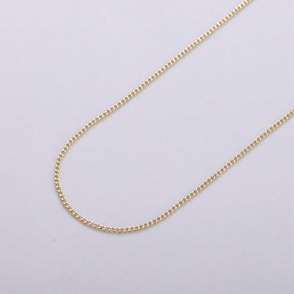 16K Gold Filled Curb Chain -3mm width - Unfinished Chain by Yard | ROLL-310