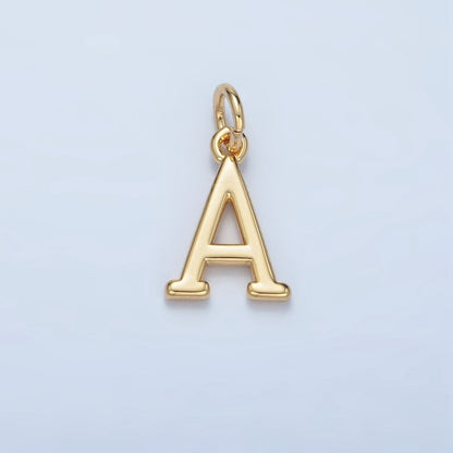 16K Gold Filled Greek Alphabet Personalized Charm in Gold &amp; Silver | A1271 - A1294