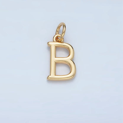 16K Gold Filled Greek Alphabet Personalized Charm in Gold &amp; Silver | A1271 - A1294
