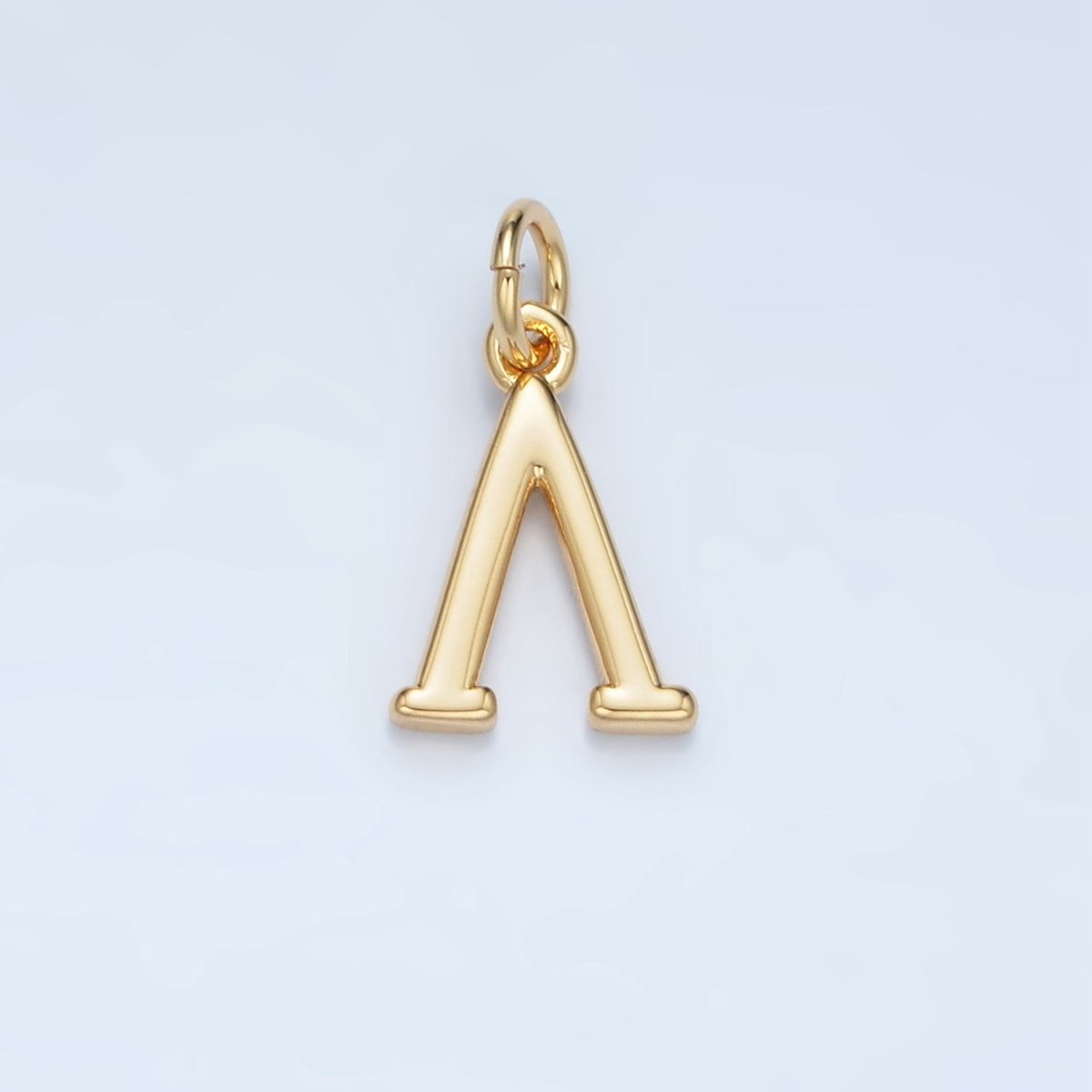 16K Gold Filled Greek Alphabet Personalized Charm in Gold &amp; Silver | A1271 - A1294