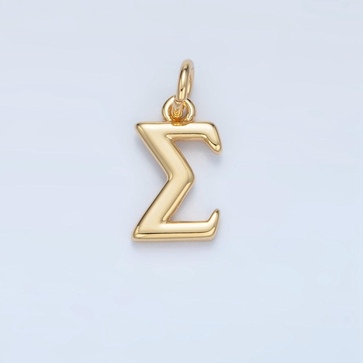 16K Gold Filled Greek Alphabet Personalized Charm in Gold &amp; Silver | A1271 - A1294