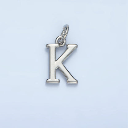 16K Gold Filled Greek Alphabet Personalized Charm in Gold &amp; Silver | A1271 - A1294