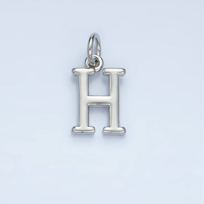 16K Gold Filled Greek Alphabet Personalized Charm in Gold &amp; Silver | A1271 - A1294