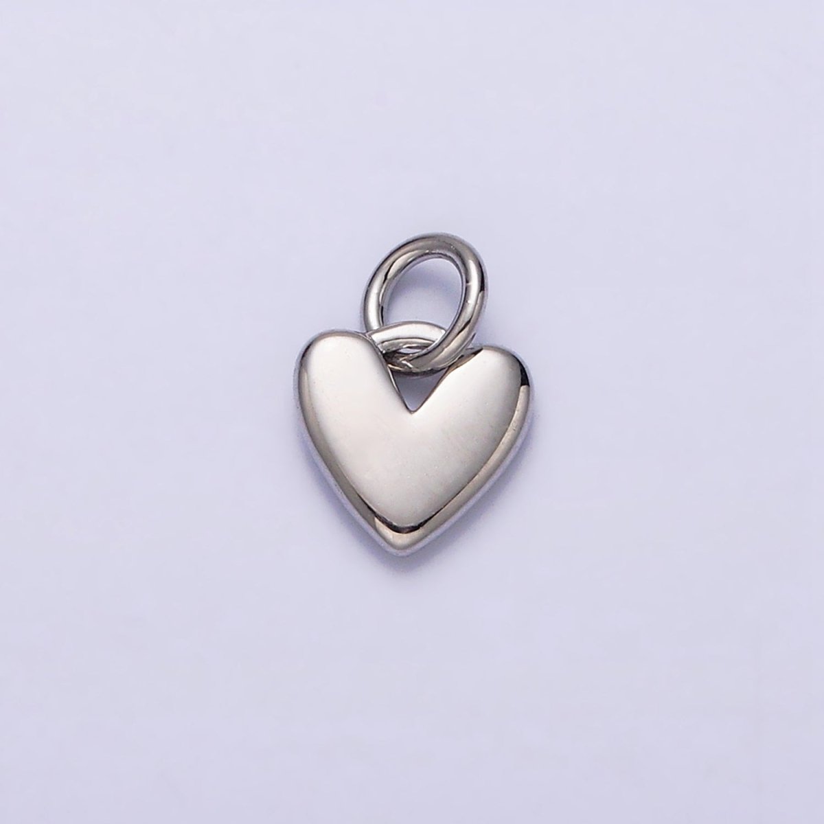16K Gold Filled Heart Mini Add-On Charm in Gold &amp; Silver | AC-1342 AC-1343