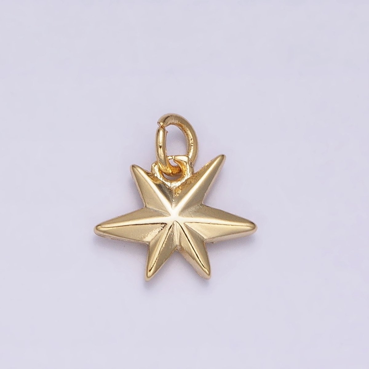 16K Gold Filled Mini Celestial Shinning Star Puffed Add-On Charm | AC1144