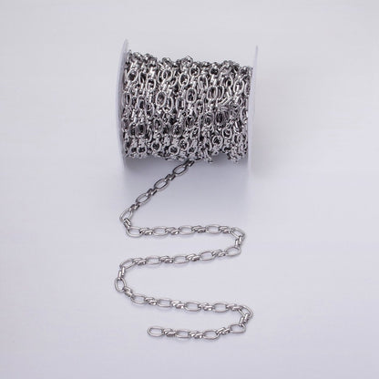 16K Gold Filled Oval Link Chain Chunky Unfinished Chain by Yard for Handmade Supply 6.1mm | ROLL-1313 ROLL-1314 Clearance Pricing