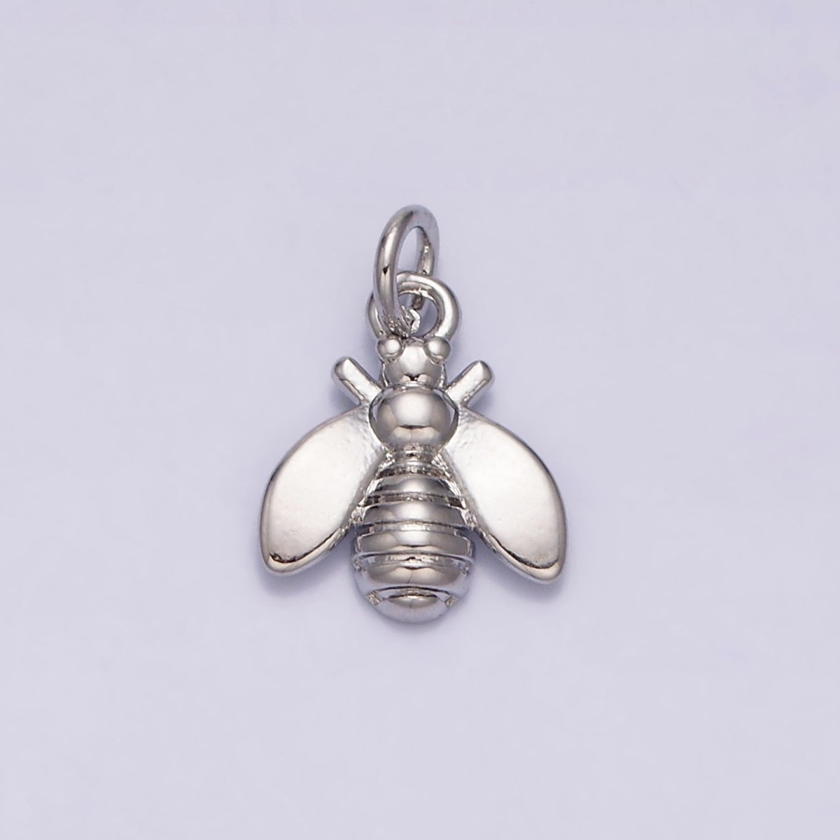 16K Gold Filled Wasps Bumble Queen Bee Insect Mini Add-On Charm in Gold &amp; Silver | AC-1131 AC-1132