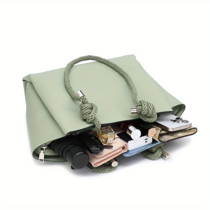Women shoulder purse soft nylon handle hobo