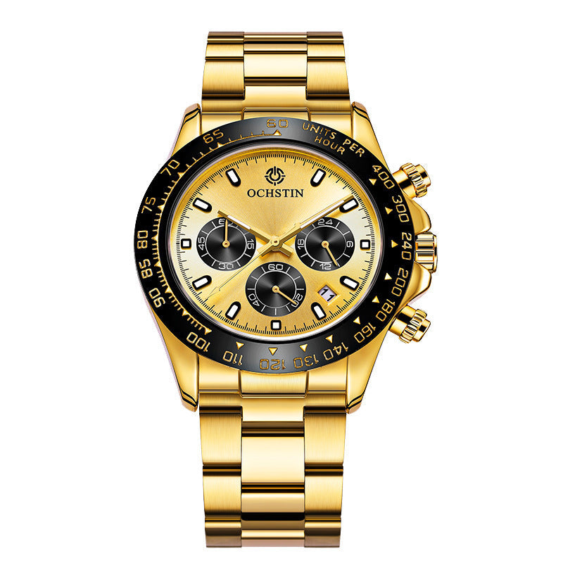Steel Belt Multifunctional Watch Men&