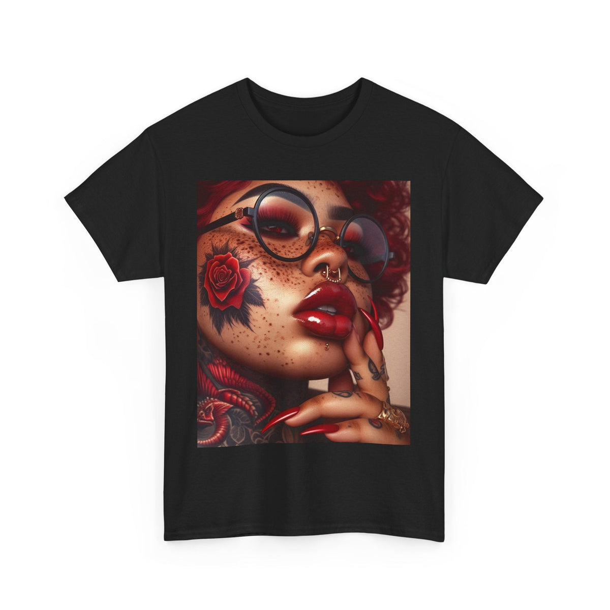 “Code Red” Cotton Graphic Tee