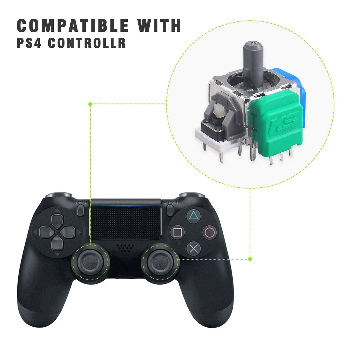 PS5 Hall Rocker Magneto Magnetic Rocker Gamepad 3D Joystick