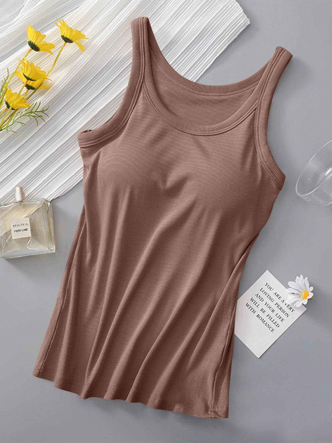 Built-in Bra Tank Top