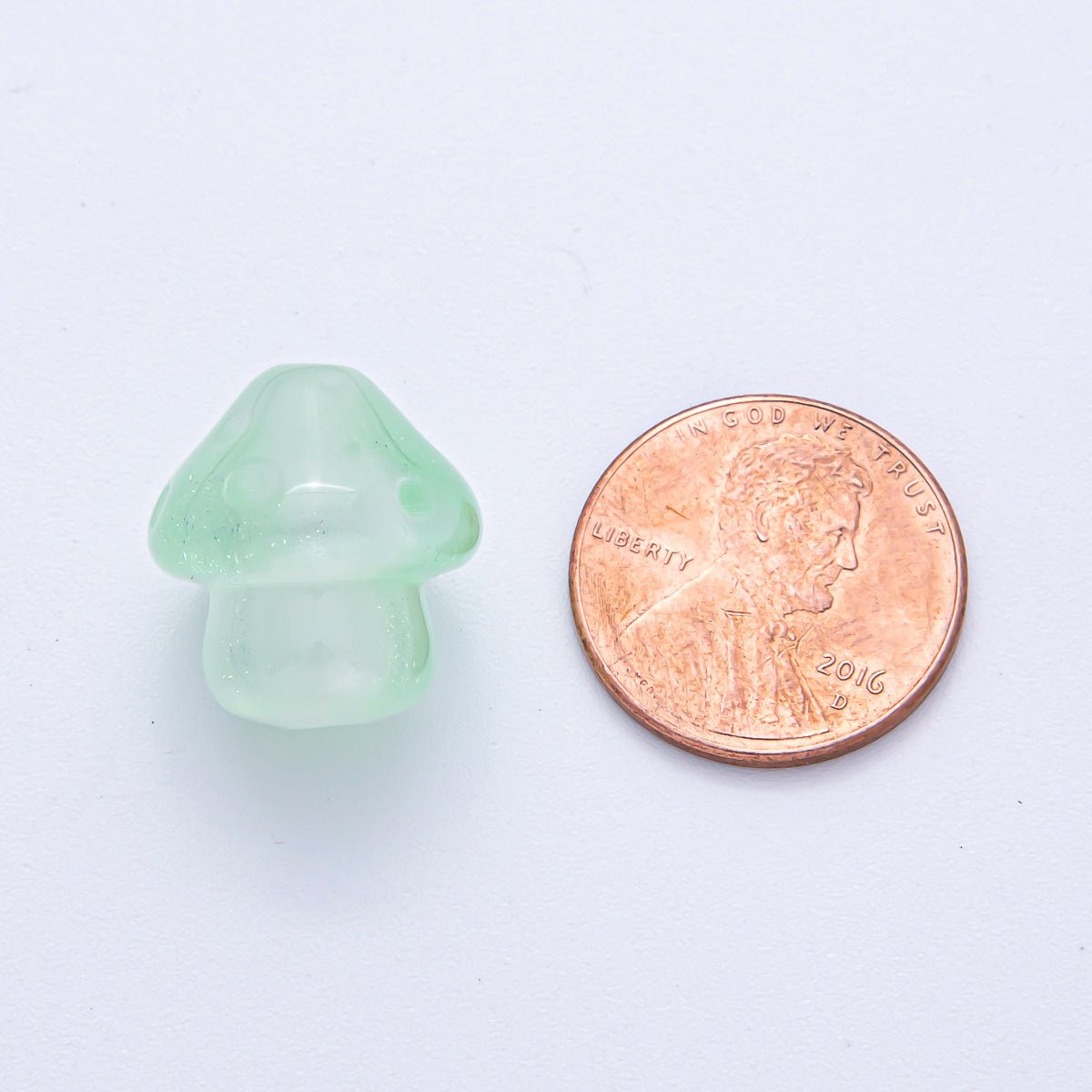 17mm Forest Mushroom Plant Acrylic Resin Bead Set by 2 | B648 - B651