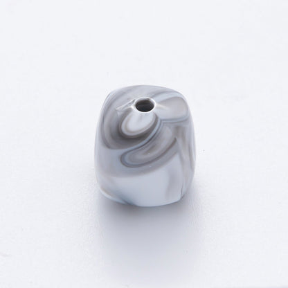 10x 17mm Yellow, Red, Pink Resin Cube Slider Spacer Bead | B109 - B884