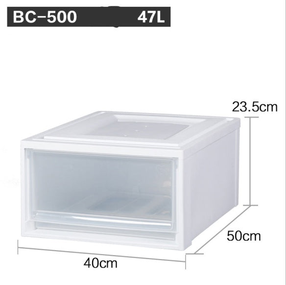 Drawer And Drawer Drawer Style Transparent Storage Box