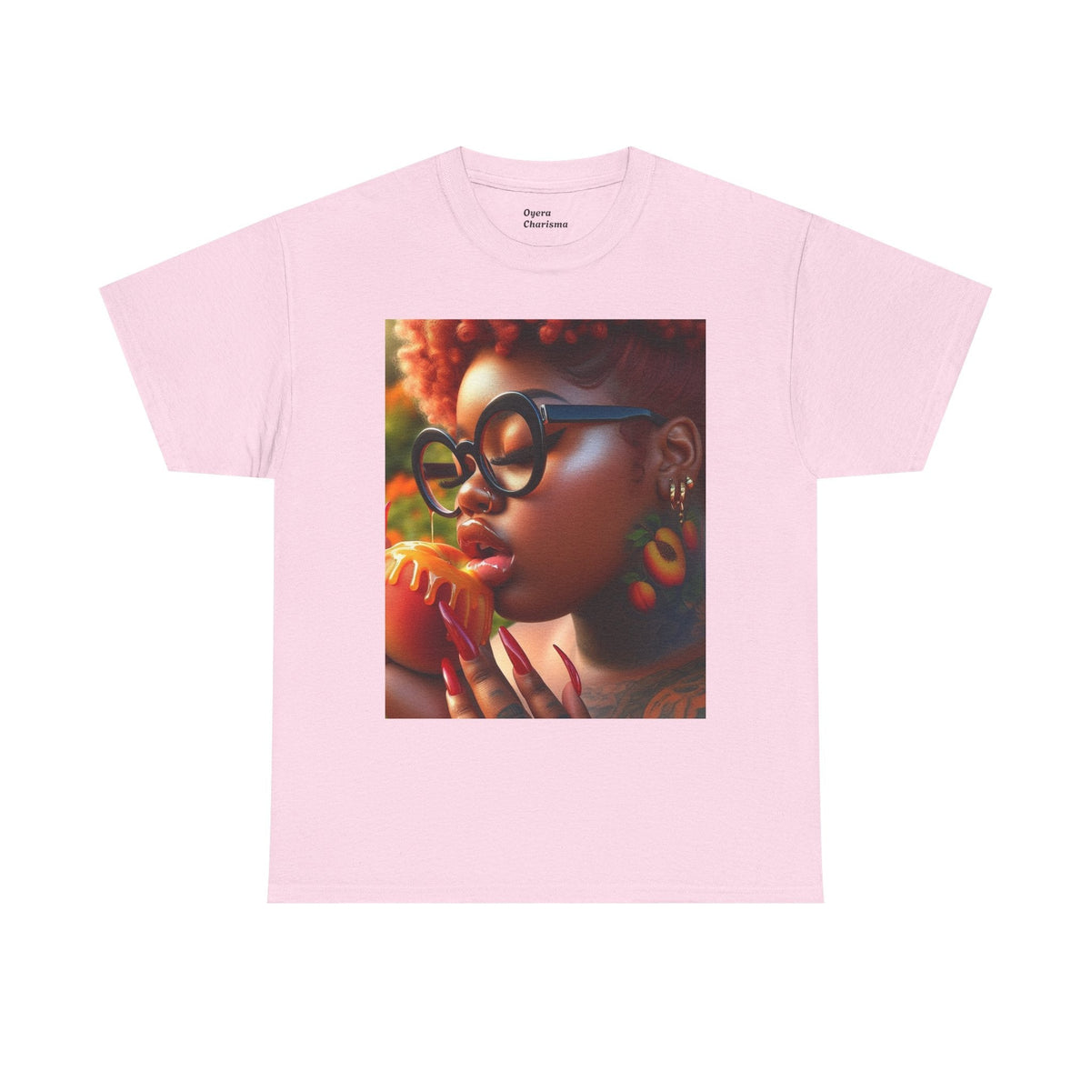 “Georgia Peach” Cotton Graphic Tee