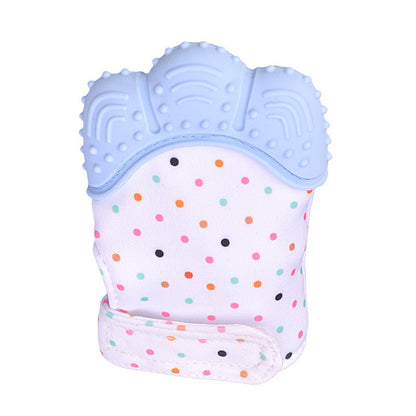 Baby teether baby anti-bite silicone molar gloves children&