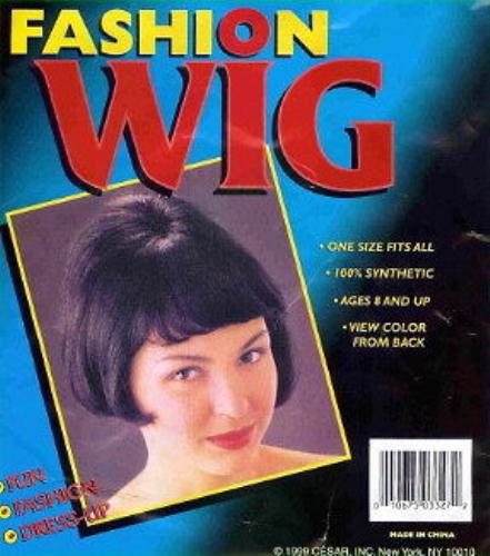 Black Wavy Beehive Bob with Bangs Fashion Wig 60&