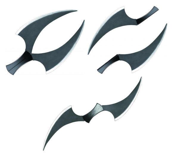 Shadow Ninjas: 3 in 1 Fighting Knives Costume Accessory