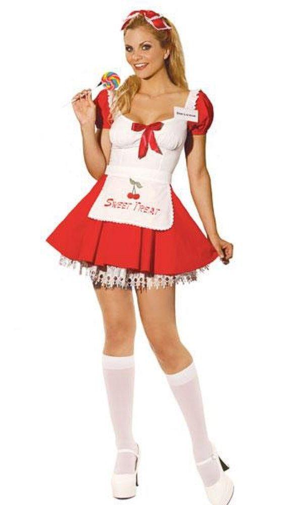 Sweet Treat Candy Girl Ladies Adult Costume Small 2-6