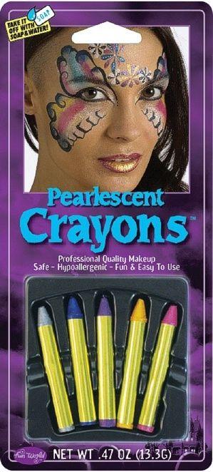 Pearlescent Makeup Color Glitter Crayons