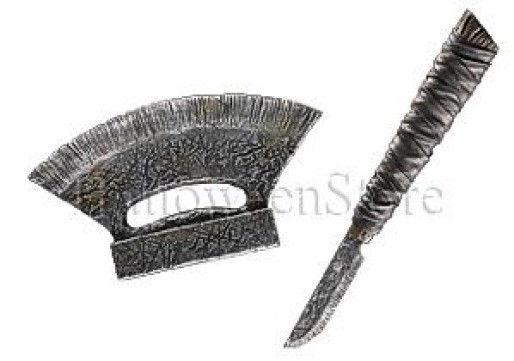 Hidden Dagger 2 in 1 Weapon Axe and Dagger in 1