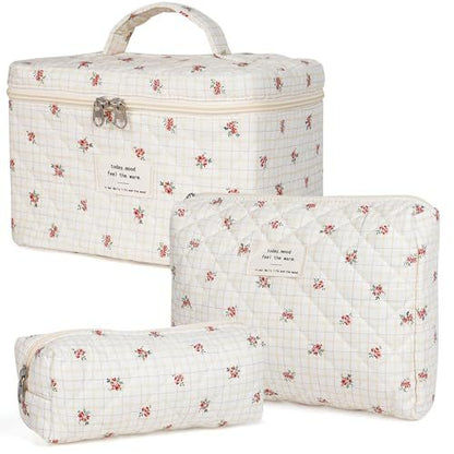 Floral Home Storage Cosmetic Bag