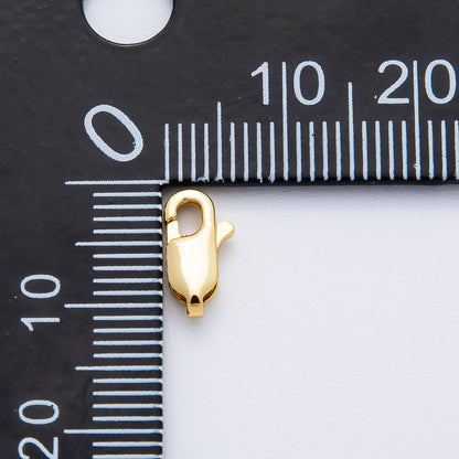 18K Gold Filled 10mm Puffy Lobster Clasp Charm Finding | Z1372