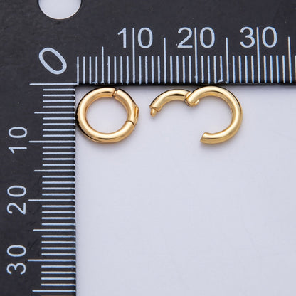 18K Gold Filled 10mmm Minimalist Pull Gate Charm Holder Finding | Findings-00018
