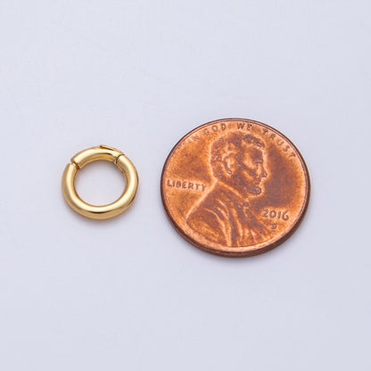 18K Gold Filled 10mmm Minimalist Pull Gate Charm Holder Finding | Findings-00018