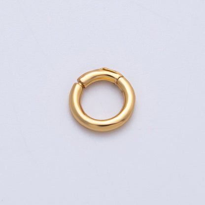18K Gold Filled 10mmm Minimalist Pull Gate Charm Holder Finding | Findings-00018