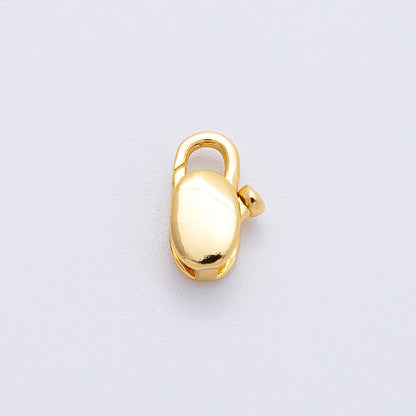 18K Gold Filled 11mm Minimalist Lobster Clasp Closure | Findings-00054