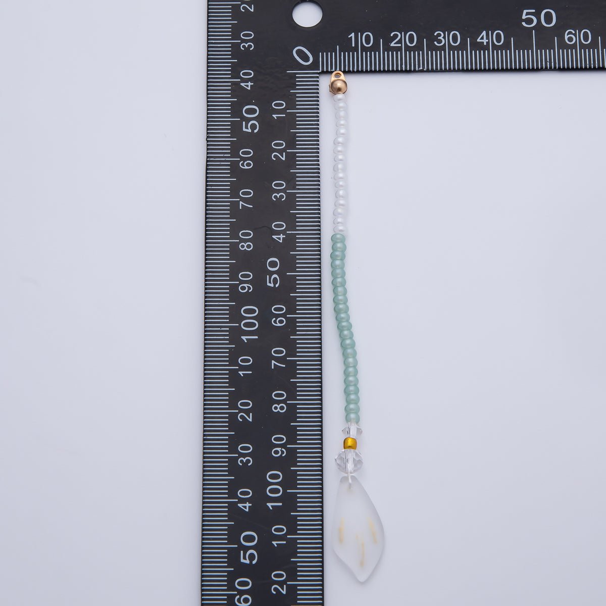 18K Gold Filled 120mm Green, Purple Two-Toned Gemstone Handmade Finding | Z1404 Z1405
