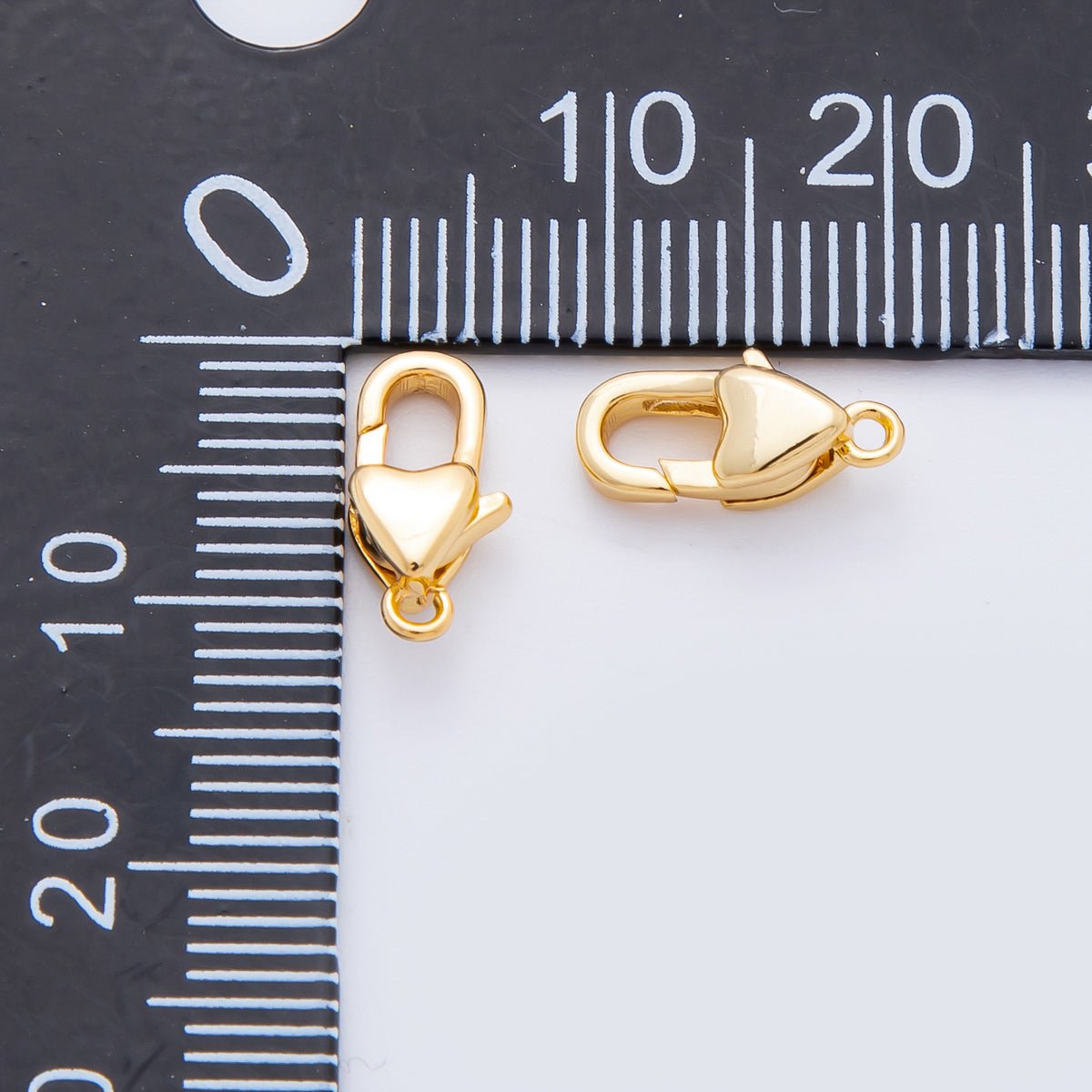 18K Gold Filled 12mm Dainty Lovely Padlock Lobster Clasp Finding | Z-A1360