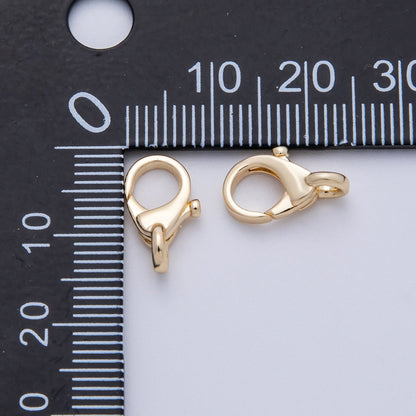 18K Gold Filled 13.3mm Minimalist Lobster Claw Clasps Finding | Findings-00012