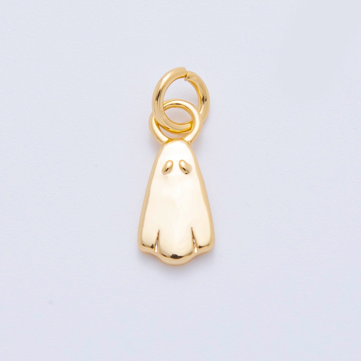 18K Gold Filled 13.5mm Minimalist Ghost Mini Charm | AK124