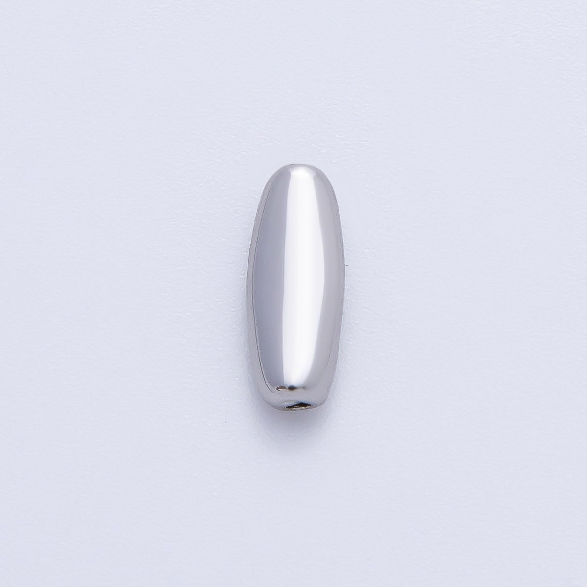 18K Gold Filled 13mm Long Tube Needle Spacer Bead in Gold &amp; Silver | B025