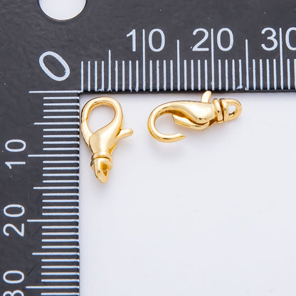 18K Gold Filled 14mm Minimalist Swivel Lobster Clasp Closure Finding | Z1387