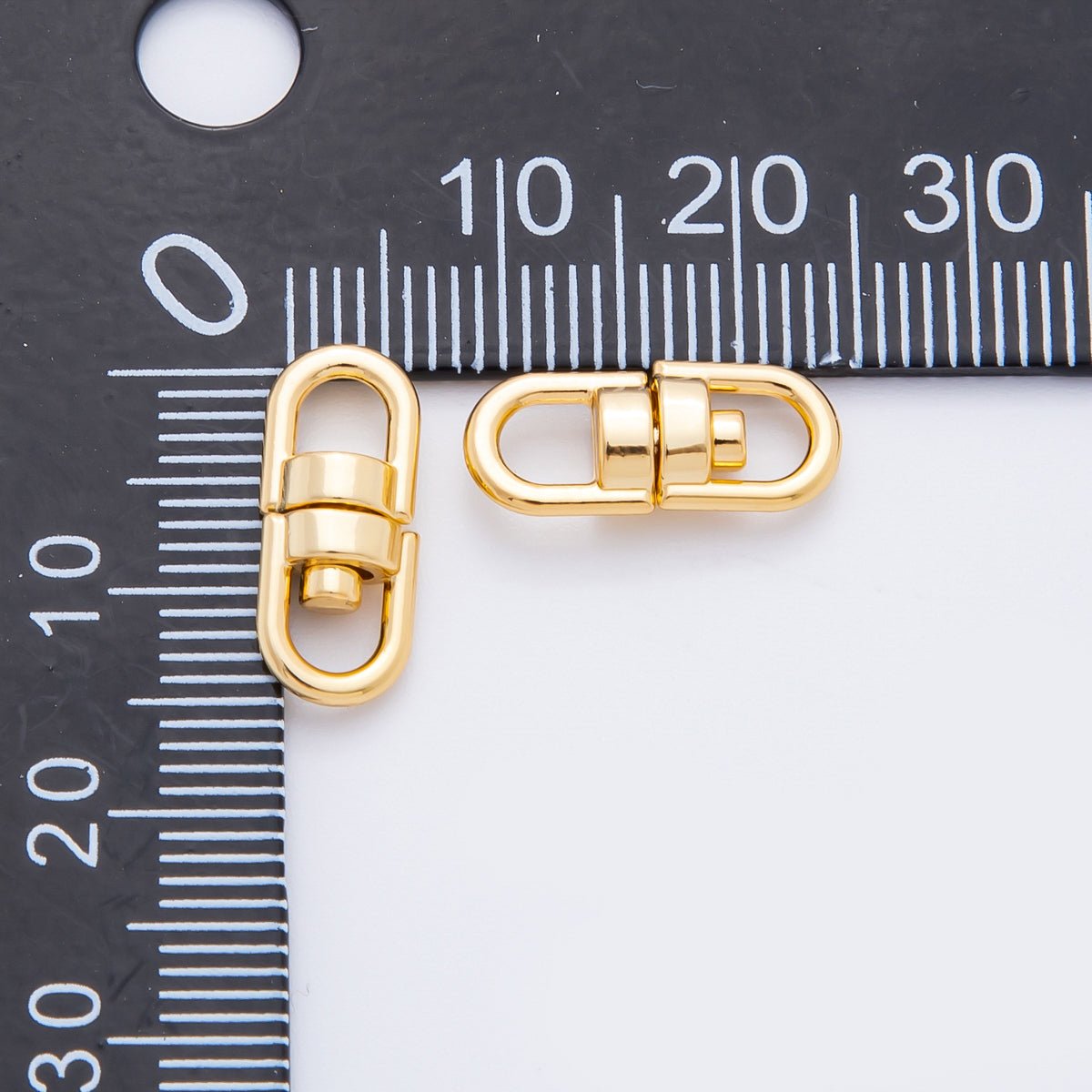 18K Gold Filled 16mm Double Swivel Link Clasp Charm Finding | Z-A1250