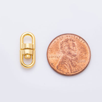 18K Gold Filled 16mm Double Swivel Link Clasp Charm Finding | Z-A1250