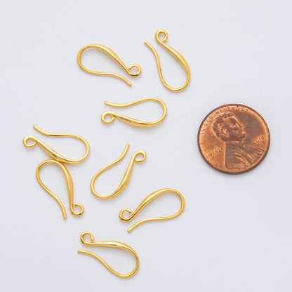 18K Gold Filled 16mm Long Hook Anchor Charm Finding | Z-A1249