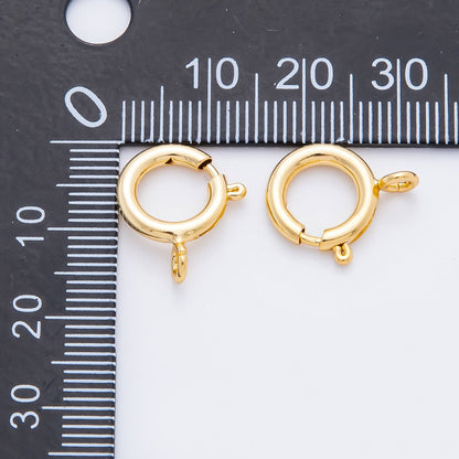 18K Gold Filled 16mm Minimalist Spring Clasp Closure Finding | Z1394