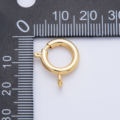 18K Gold Filled 18.5mm Minimalist Spring Clasp Closure Finding | Z1395