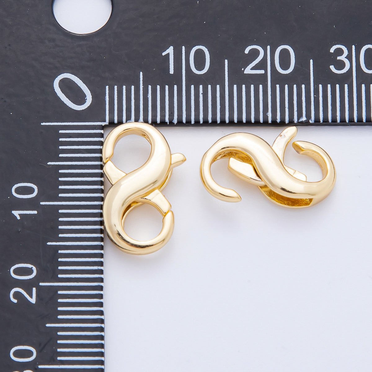 18K Gold Filled 18mm Infinite Double Lobster Clasp Finding | Z-A1258