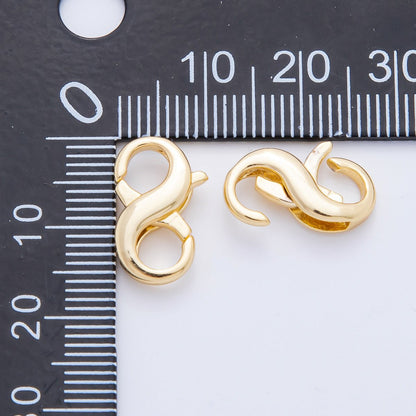18K Gold Filled 18mm Infinite Double Lobster Clasp Finding | Z-A1258