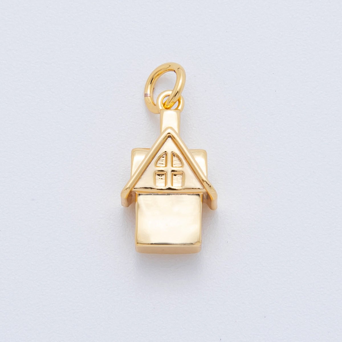 18K Gold Filled 19mm Mini House Cottage Charm | AH-924