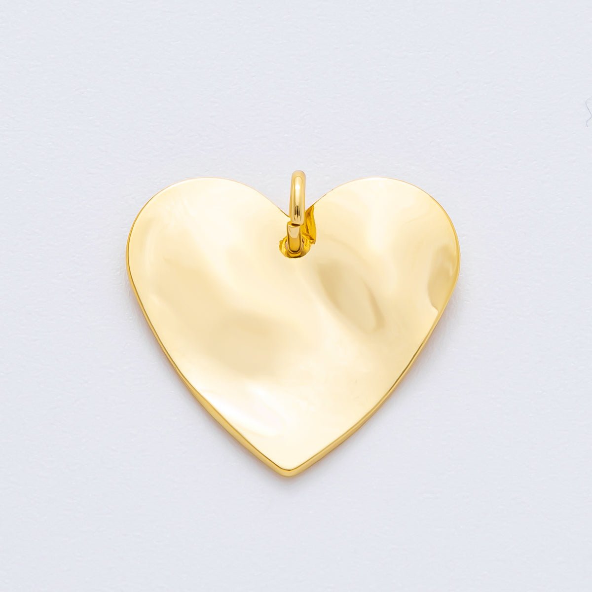 18K Gold Filled 19mm Modern Freeform Heart Shape Charm | N-A1972