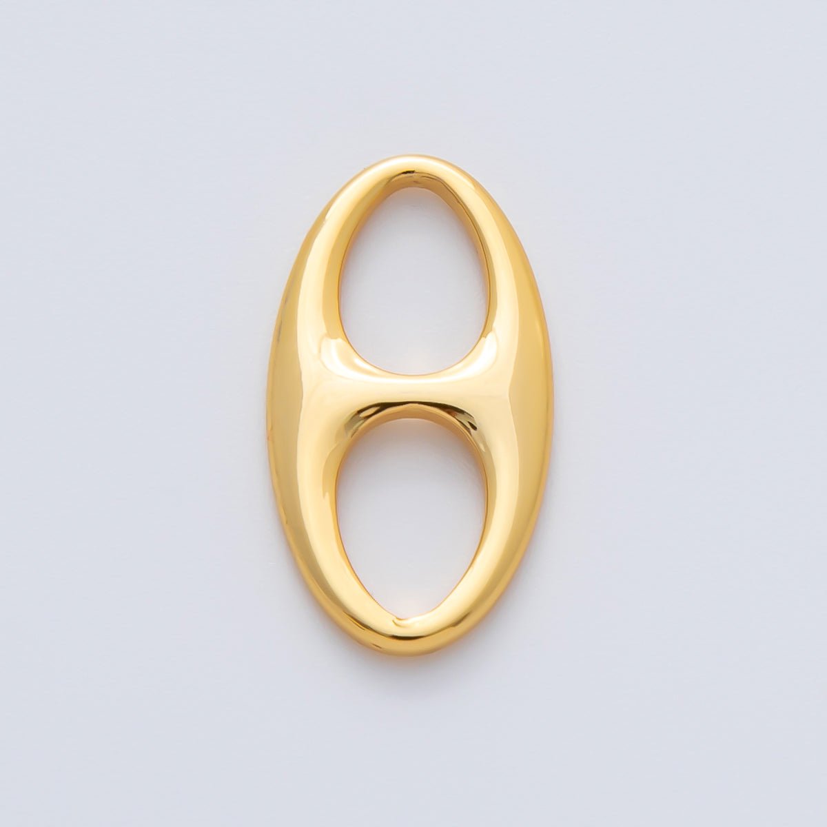 18K Gold Filled 19mm x 10mm Oval Mariner Anchor Link Finding | Z1603
